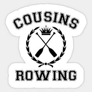 Cousins Rowing Sticker